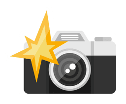 A camera sticker