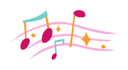 A music sticker