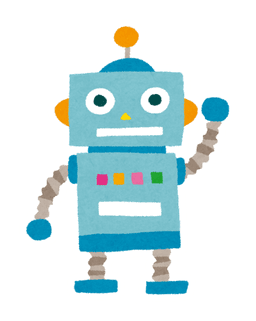 A small robot sticker