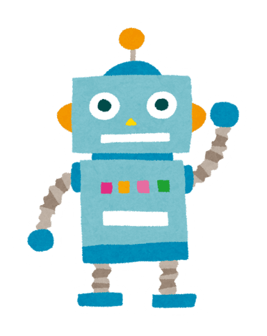 A small robot sticker