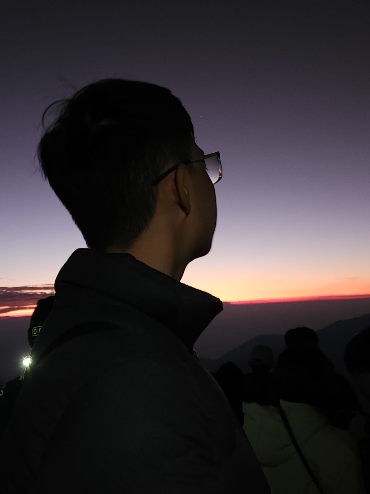Watching the sunrise