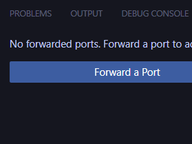 Forwarding a port